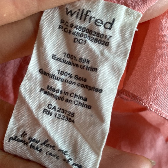 COPY - Wilfred - medium - light pink/rose 100% silk camisole - Picture 6 of 6